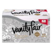 Vanity Fair Impressions Paper Napkins, 40 Each