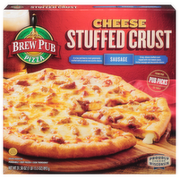 Brew Pub Cheese Stuffed Crust Sausage Pizza, 12 Inch