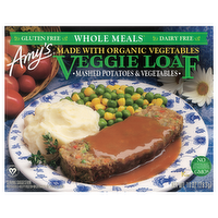 Amy's Gluten Free Veggie Loaf Meal with Mashed Potatoes, 10 Ounce