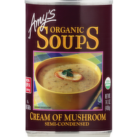 Amy's Organic Cream Of Mushroom Soup, 14.5 Ounce