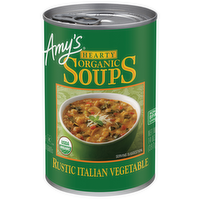 Amy's Organic Hearty Rustic Italian Vegetable Soup, 14 Ounce