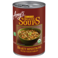 Amy's Organic Hearty Minestrone Soup with Vegetables, 14.1 Ounce