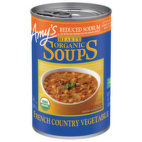 Amy's Organic Hearty Reduced Sodium French Country Vegetable Soup, 12.4 Ounce