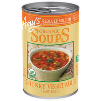 Amy's Organic Reduced Sodium Chunky Vegetable Soup, 14.3 Ounce