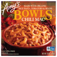 Amy's Chili Mac Gluten-Free Pasta Bowl, 9 Ounce