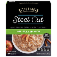 Better Oats Oat Revolution Apple & Cinnamon Steel Cut Oatmeal, 10 Each