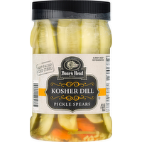 Boar's Head Kosher Dill Pickle Spears, 26 Ounce