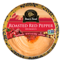 Boar's Head Roasted Red Pepper Hummus, 10 Ounce