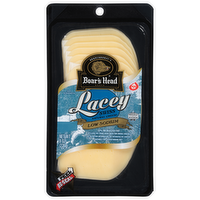 Boar's Head Low Sodium Lacey Swiss Cheese Slices, 8 Ounce