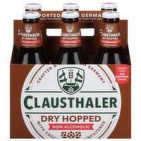 Clausthaler Dry Hopped Non-Alcoholic Malt Beverage, 6 Each