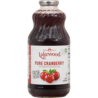 Lakewood Pure Cranberry Juice, 32 Ounce