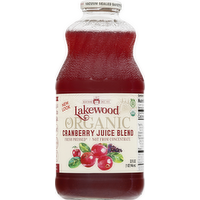 Lakewood Organic Cranberry Juice Blend, 32 Ounce