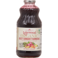 Lakewood Organic Beet Ginger Turmeric Juice, 32 Ounce