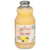 Lakewood Organic Pure Lemon Juice, 32 Ounce