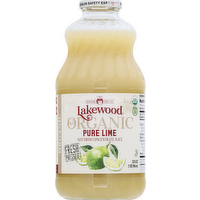 Lakewood Organic Pure Lime Juice, 32 Ounce