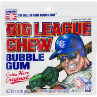 Big League Chew Outta Here Original Bubble Gum, 2.12 Ounce