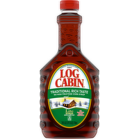 Log Cabin Lite Syrup, 24 Ounce