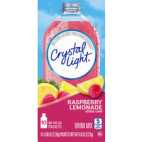 Crystal Light On The Go Raspberry Lemonade Drink Mix, 10 Each