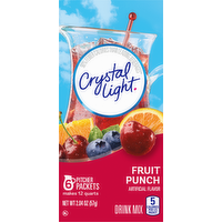Crystal Light Fruit Punch Drink Mix, 6 Each