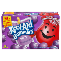 Kool-Aid Jammers Grape Flavored Drink, 10 Each