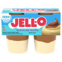 Jell-O Sugar Free Dulce De Leche Pudding Snacks, 4 Each