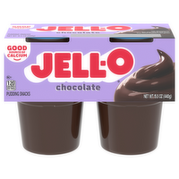 Jell-O Chocolate Pudding Snacks, 4 Each