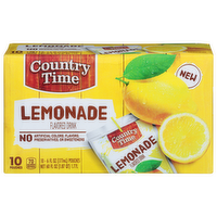 Country Time Lemonade Drink Pouches, 10 Each