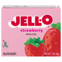 Jell-O Strawberry Gelatin Dessert Mix, 3 Ounce