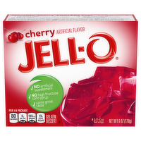 Jell-O Cherry Gelatin Dessert Mix, 6 Ounce