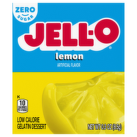 Jell-O Sugar Free Lemon Low Calorie Gelatin Dessert Mix, 0.3 Ounce