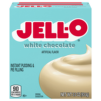 Jell-O White Chocolate Instant Pudding & Pie Filling, 3.4 Ounce