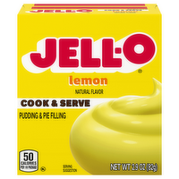 Jell-O Lemon Cook & Serve Pudding & Pie Filling, 3 Ounce