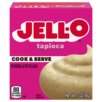 Jell-O Tapioca Fat Free Cook & Serve Pudding & Pie Filling Mix, 3 Ounce