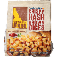 Lamb Weston Grown in Idaho Crispy Hash Brown Potato Dices, 28 Ounce