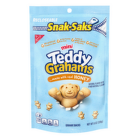 Nabisco Teddy Grahams Honey Graham Snacks Snak Saks, 8 Ounce