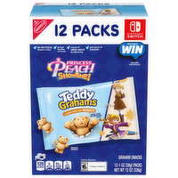 Nabisco Teddy Grahams Honey Graham Snack Packs, 12 Each