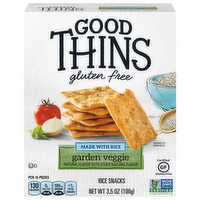 Good Thins Garden Veggie Rice Snacks, 3.5 Ounce