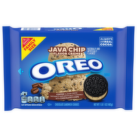 Oreo Java Chip Creme Chocolate Sandwich Cookies Family Size, 17 Ounce