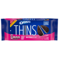 Oreo Thins Extra Stuf Chocolate Sandwich Cookies Family Size, 11.78 Ounce