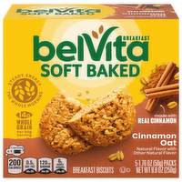 belVita Soft Baked Cinnamon Oat Breakfast Biscuits, 5 Each