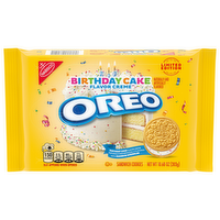 Oreo Birthday Cake Golden Sandwich Cookies, 10.68 Ounce