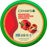 Cedar's Roasted Red Pepper Hommus, 8 Ounce