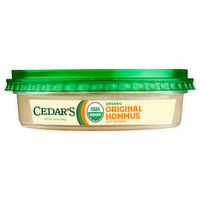 Cedar's Organic Original Hommus with Toppings, 10 Ounce