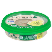 Cedar's Organic Lemon Hommus with Toppings, 10 Ounce