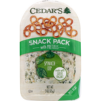 Cedar's Spinach Dip with Pretzels Snack Pack, 3 Ounce