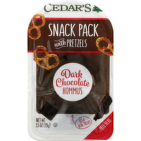 Cedar's Dark Chocolate Hommus with Pretzels Snack Pack, 3.5 Ounce