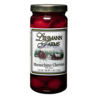 Lehmann Farms Maraschino Cherries, 8 Ounce