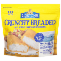 Gorton's Crunchy Breaded Fish Fillets, 19 Ounce