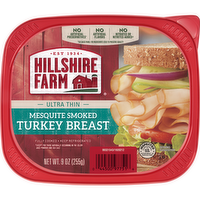 Hillshire Farm Deli Select Thin Sliced Mesquite Smoked Turkey, 9 Ounce