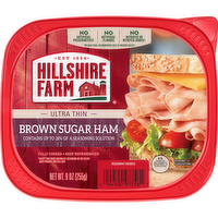 Hillshire Farm Deli Select thin Sliced Brown Sugar Baked Ham, 9 Ounce